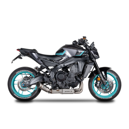 EURO 5 Full System: Stainless Steel Bends + catalyst + DOUBLE GRID-O Damper Yamaha MT-09/XSR 900 (2021-2024)