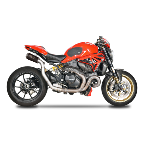 3/4 kit: 2 MotoGP dampers at the bottom (left and right) + 1in2 pipe Ducati Monster 1200 (2016-2018)