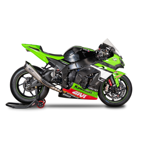 RACING Full System: TITANIUM Front Bends + Konix Evo Damper Kawasaki ZX-10R(R) (2021-2024)