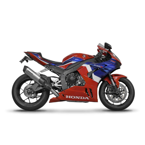 Vollständiges System: Edelstahl-Frontbögen + Titandämpfer Honda CBR1000RR-R (2020–2024)