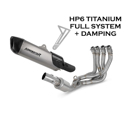 Vollständiges System: Edelstahl-Frontbögen + Titandämpfer Honda CBR1000RR-R (2020–2024)