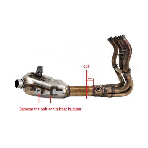 Catalyst Replacement Kawasaki Z900 (2017-2019)