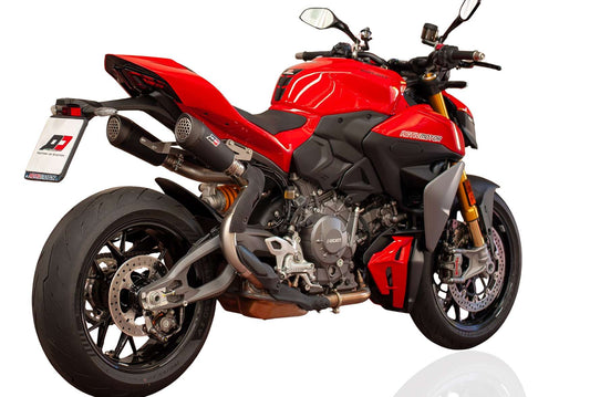 QD Exhaust Slip-On Twin Gunshot Ducati Streetfighter V2 2025