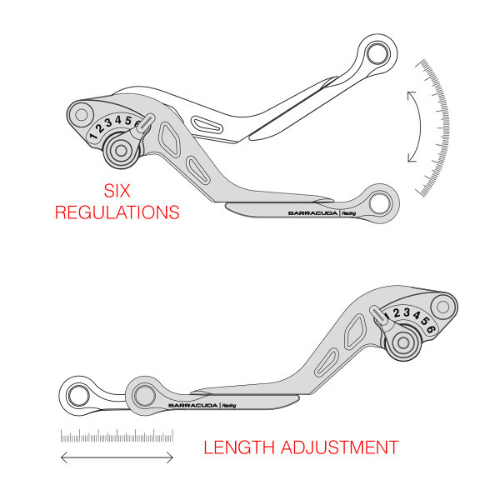 Brake and Clutch Lever Set Kawasaki Z900/Ninja 650/Versys 1000/Versys 650/Z650