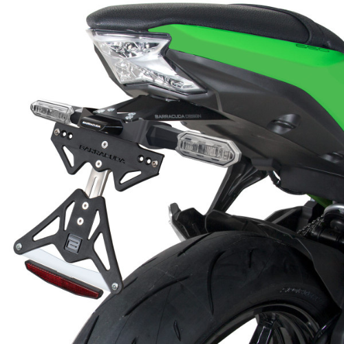 License plate holder (OEM turn signals) Kawasaki Z650/Ninja650 (2017-2024)