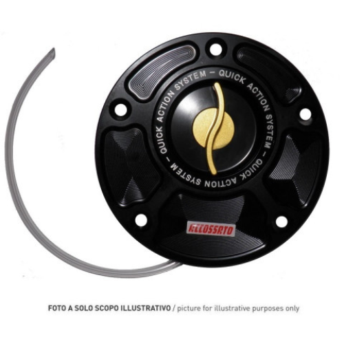Fuel Cap With Quick Release CNC Milled Kawasaki