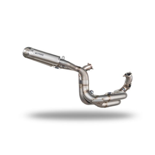 RACING Full System REPLICA SSP600: TITANIUM Bends + 2 RECTANGLE Dampers Ducati Panigale V2/959