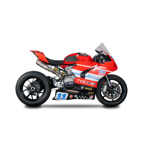 RACING Full System: TITANIUM Bochten + 2 GRID-O Dempers Ducati Panigale V2/959