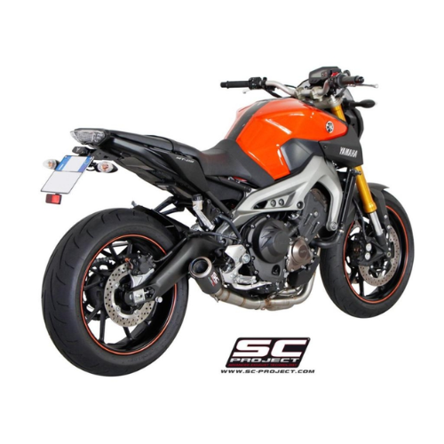 3-1 Stainless Steel Front Bends + CR-T Carbon Damper Yamaha Tracer 900 (2015-2016)