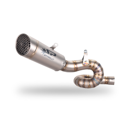 3/4 kit: TITANIUM Racing Manifold + GRID-O Silencer Triumph Street Triple (2017-2022)