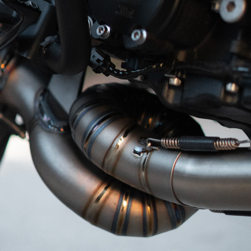 Full System: Stainless Steel Front Bends + Titanium Link Pipe + GRID-O Damper Yamaha MT-09/Tracer 900/XSR 900 (2013-2020)