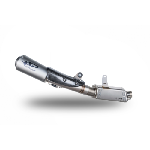 3/4 kit Hoge Bevestiging: RVS Box + MotoGP Demper Triumph Street Triple 765 (RS/R/S) (2020-2022)