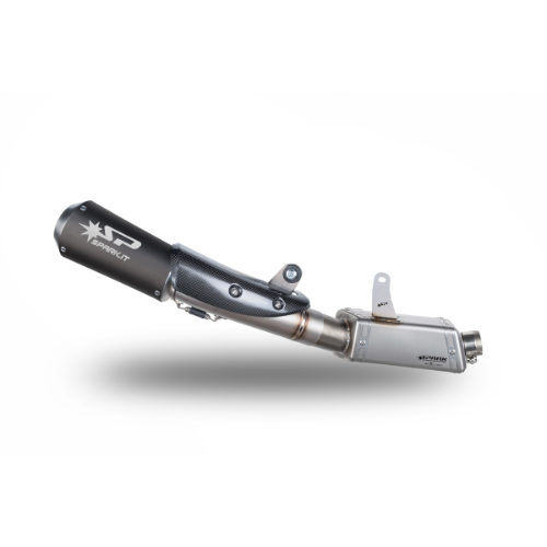 3/4 kit Hoge Bevestiging: RVS Box + MotoGP Demper Triumph Street Triple 765 (RS/R/S) (2020-2022)