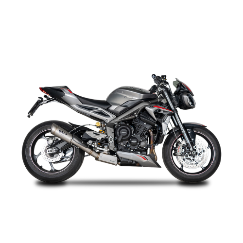 3/4 kit Hoge Bevestiging: RVS Box + GRID-O Demper Triumph Street Triple 765 (RS/R/S) (2020-2022)