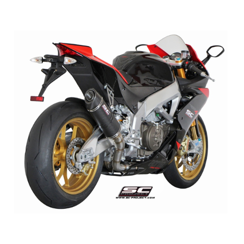 Oval Carbon Silencer Aprilia RSV4 (2009-2014)