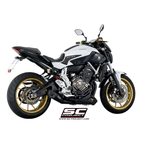 2-1 Stainless Steel Front Bends + S1 Stainless Steel Damper Yamaha MT-07 (2013-2016)