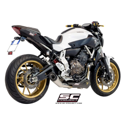 2-1 Stainless Steel Front Bends + S1 Stainless Steel Damper Yamaha MT-07 (2013-2016)