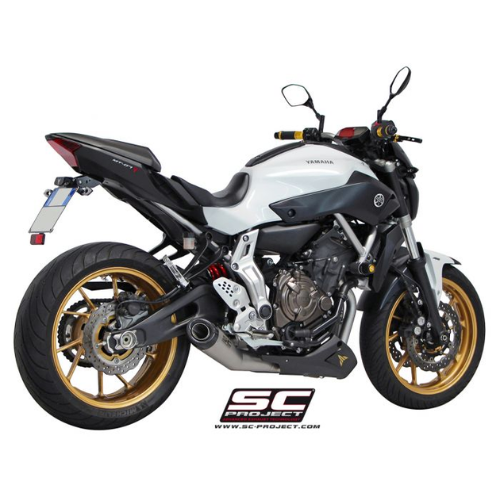 2-1 Stainless Steel Front Bends + Conic Damper Yamaha MT-07 (2013-2016)