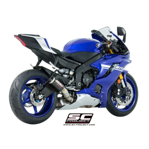 CR-T High Mount Carbon Silencer Yamaha R6 (2017-2020)
