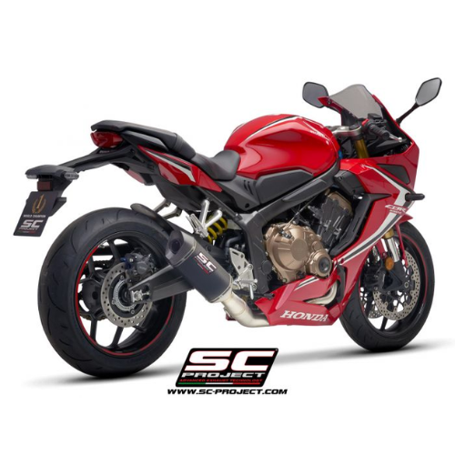 4-1 Edelstahl-Frontbögen + SC1-M-Dämpfer Honda CBR650R (2019–2020)