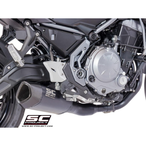 2-1 RVS Voorbochten + SC1-R GT Titanium Demper Kawasaki Ninja 650 (2017-2019)