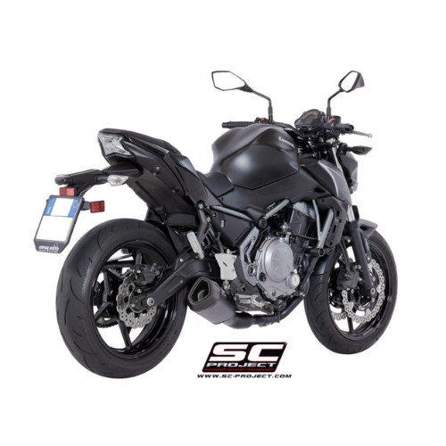 2-1 Stainless Steel Front Bends + SC1-R Titanium Damper Kawasaki Z650 (2017-2019)