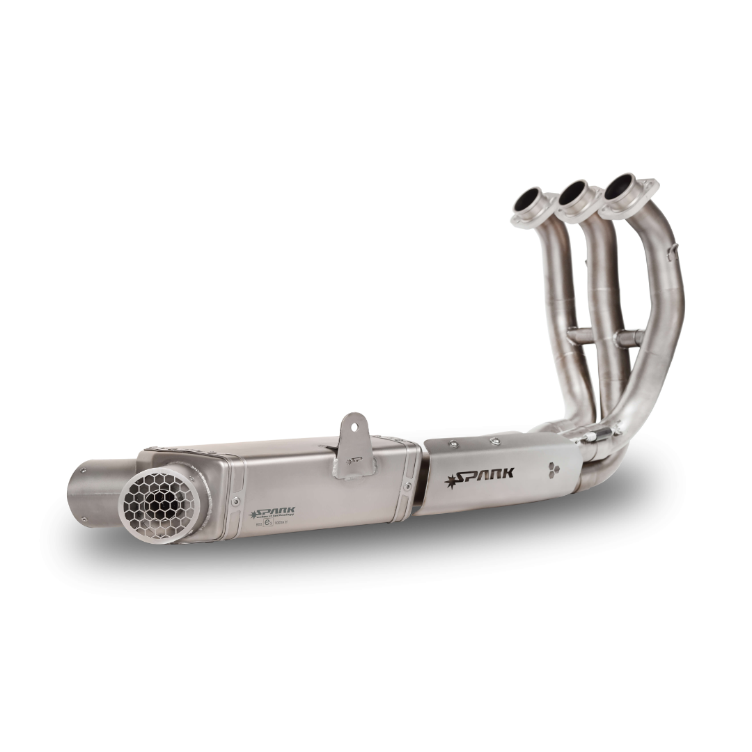 EURO 5 Full System: Stainless Steel Headers + Catalyst + Damper Box MotoGP grid Yamaha MT-09/Tracer 900/XSR 900 (2021-2024)