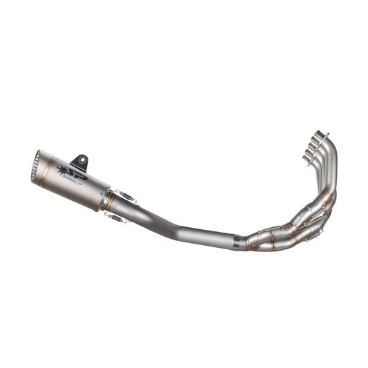 RACING Full System: Stainless Steel Front Bends + GRID-O Damper Honda CB/CBR 650R (2019-2024)