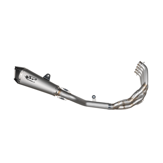 RACING Full System: Stainless Steel Front Bends + KONIX EVO Damper Honda CB/CBR 650R (2019-2024)