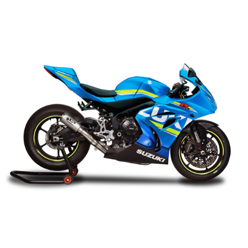 RACING Full System: TITANIUM Front Bends + MOTOGP Dampers Suzuki GSX-R 1000 (2017-2021)