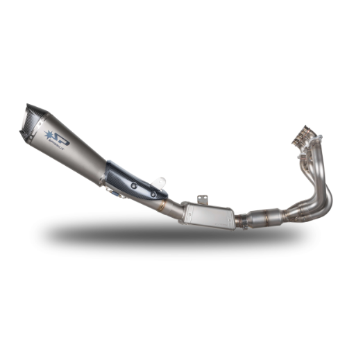 Full System: Stainless Steel Front Bends + KONIX EVO Damper Triumph Street Triple 765 RS/R/Moto2 (2023-2024)