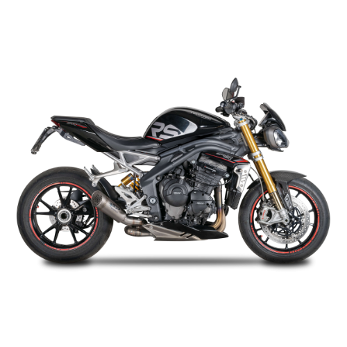 Half System: Stainless Steel Manifold + GRID-O Silencer Triumph Street Triple 765 (RS/R/S) (2021-2024)