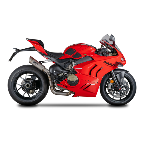 3/4th kit: Titanium Pipe + GRID-O Silencer Ducati Panigale V4/R/S/Streetfighter V4 (2018-2024)