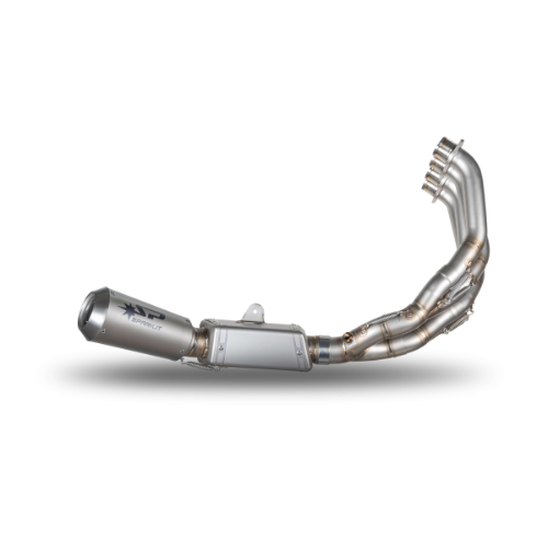 EURO 5 Full System: Stainless Steel Front Bends + MOTOGP Damper Honda CB/CBR 650 R (2019-2024)