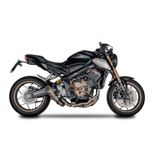 RACING Full System: TITANIUM S Pipe + GRID-O Damper Honda CB/CBR 650R (2019-2024)