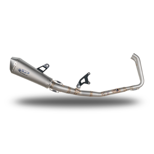 RACING Full System: Stainless Steel Front Bends + KONIX Damper Kawasaki Ninja 400 (2018-2023)