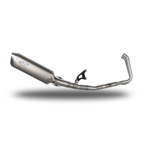 RACING Full System: Stainless Steel Front Bends + FORCE Damper Kawasaki Ninja 400 (2018-2023)