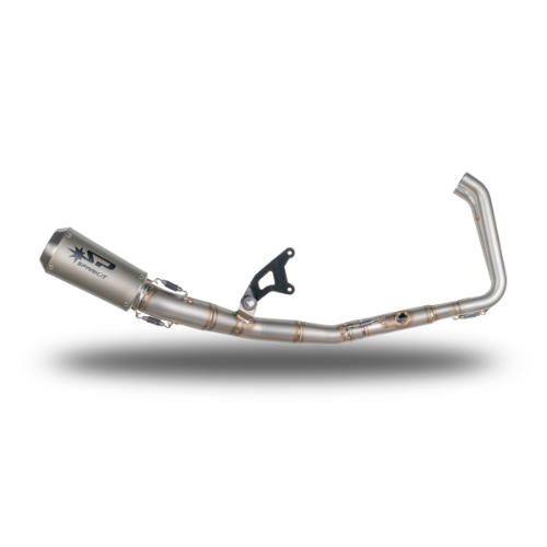 RACING Full System: Stainless Steel Front Bends + MOTOGP Damper Kawasaki Ninja 400 (2018-2023)