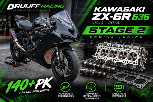 Druijff Racing  Stage 2 engine tuning  – Kawasaki ZX6R (636) (2013–2026)