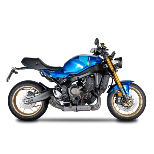 EURO 5 Full System: RVS Bochten + katalysator + TRIPLE MotoGP Style demper Yamaha MT-09/XSR 900 (2021-2024)