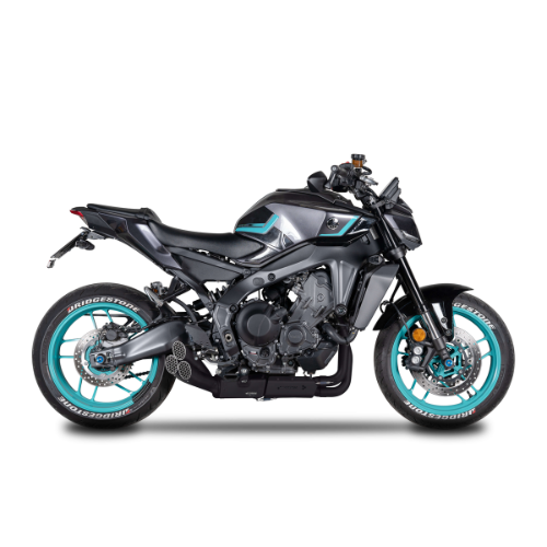 EURO 5 Full System: RVS Bochten + katalysator + TRIPLE MotoGP Style demper Yamaha MT-09/XSR 900 (2021-2024)