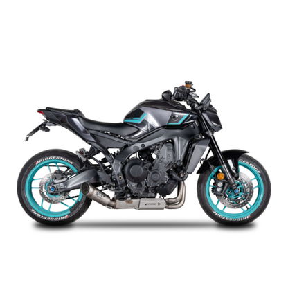 EURO 5 Full System: RVS Bochten + katalysator + DOUBLE GRID-O Demper Yamaha MT-09/XSR 900 (2021-2024)