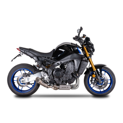 Full System: RVS Manifold + Titanium Voorbochten + GRID-O Demper Yamaha MT-09/XSR 900 (2021-2024)