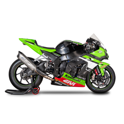 RACING Full System: TITANIUM Voorbochten + Force Evo Demper Kawasaki ZX-10R(R) (2021-2024)