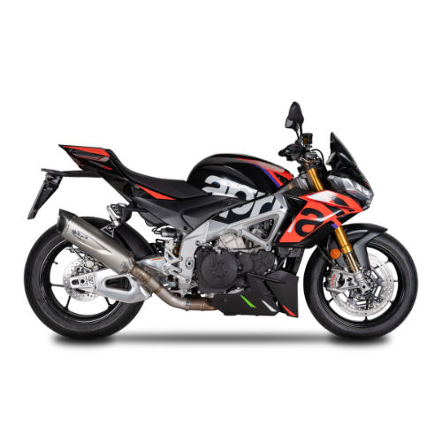 3/4e kit: TITANIUM Pijp + FORCE EVO Demper Aprilia RSV4/Tuono V4