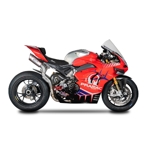 3/4e kit: RVS Voorbochten + 2 GRID-O Dempers Ducati Panigale V4/Streetfighter V4