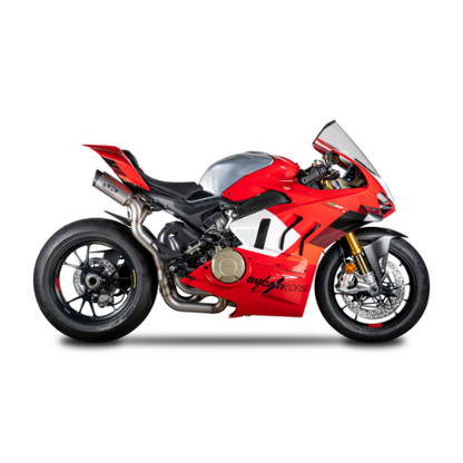 3/4th Kit: TITANIUM Front Bends + 2 Dyno Dampers Ducati Panigale V4/Streetfighter V4 (2018-2024)