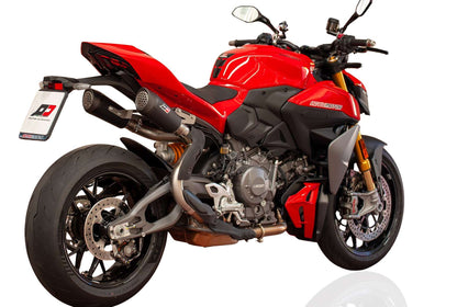 QD Exhaust Slip-On Twin Gunshot Ducati Streetfighter V2 2025