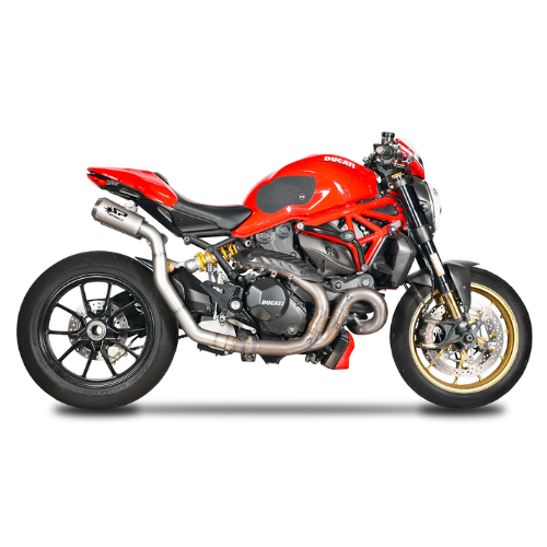 3/4 kit: 2 MotoGP dampers at the bottom (left and right) + 1in2 pipe Ducati Monster 1200 (2016-2018)