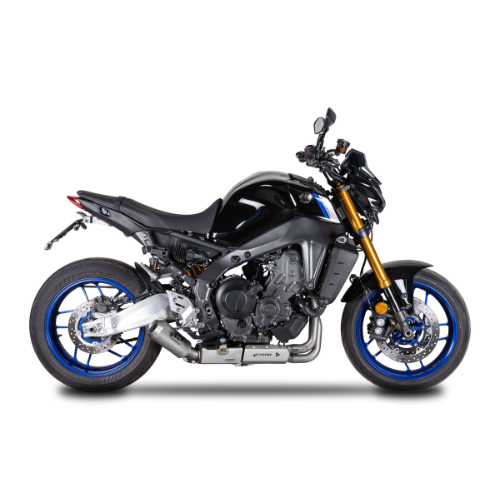 EURO 5 Komplettsystem: Edelstahlkrümmer + Katalysator + MotoGP-Dämpfer Yamaha MT-09/Tracer 9